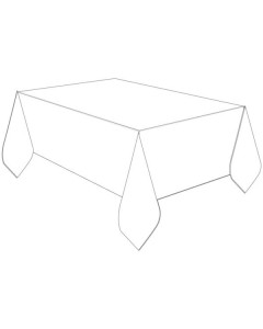 Tovaglia in tnt bianco 140×140cm pz.25