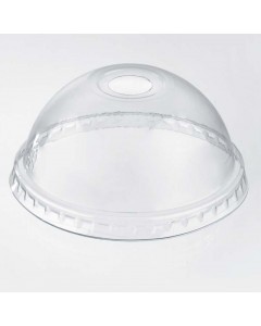 Coperchio trasparente a cupola per bicchiere pp 300 cc. pz.50 DOME