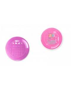 Piatti piani in pet pz.15 fuxia trasparente 