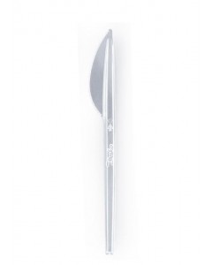 Coltello trasparente riutilizzabile pz.50