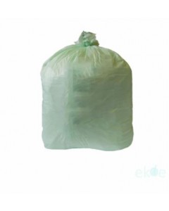 Buste rifiuti per l'umido resistente 65x70 kg.7 Verde