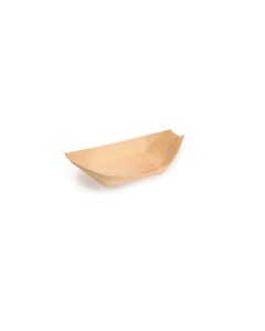 Piroga in legno 9.5x6 cm pz.100