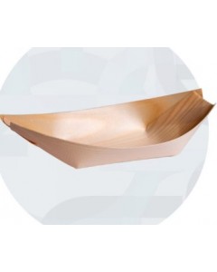 Piroga in legno 17x8.5 cm pz.100