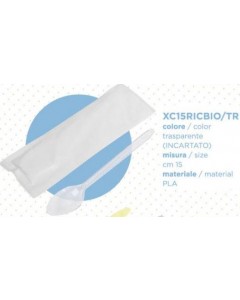 Cucchiaio granita compostabile imbustato 15cm pz.500 