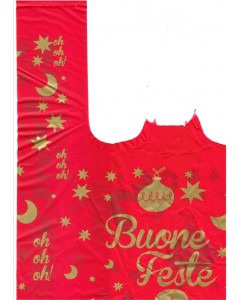 Shopper bio media stampa Natale kg.4
