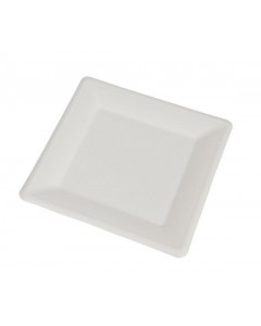 Piatto in polpa quadro 26x26 pz.25 