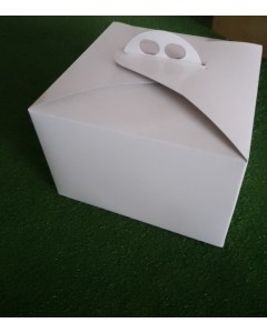 Scatola panettone bianco vitrè 1 kg 