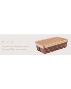 Stampi plumecake gr.250 6x16 h.5 pz.50