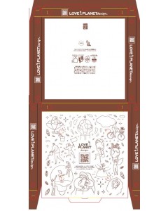 SCATOLA LOVEPLANET 33X33 H3.5 PZ.100