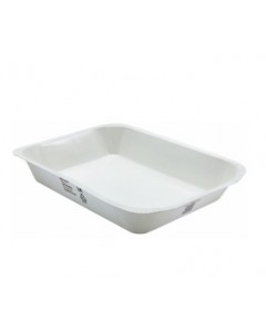 Vaschetta in cartoncino bianca termosaldabile V45M  pz.200