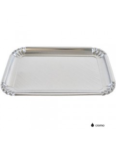 Vassoio cromo n.10 51x39cm pz.30