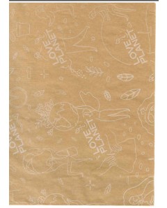 Carta antigrasso avana gr.40 37x50 kg.10 "Love Planet" 
