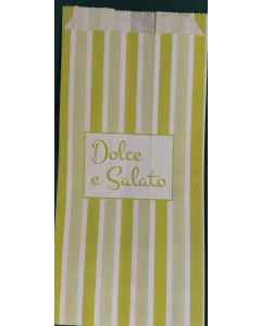 Sacchetto antigrasso riga verde 12x28 kg.10 