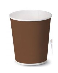 Bicchiere caffè in cartoncino marrone 3oz-90ml pz.100