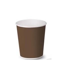 Bicchiere in cartoncino marrone 4oz pz.100 125 ml
