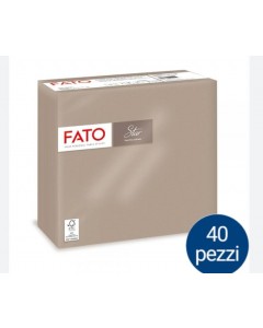 Tovagliolo 38x38 tortora star pz.40 