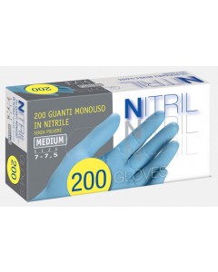 Guanti nitrile pz.100 blu tg. L