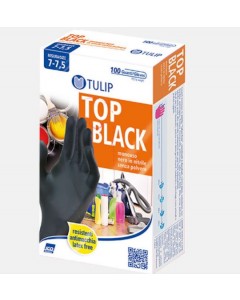 Guanti nitrile pz.100 black tg. XL