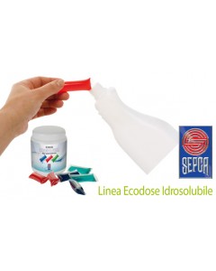Eco dose glass cleaner ml.20 idrosolubile