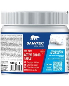 Sanitec cloro tablet gr.500 pz.150 