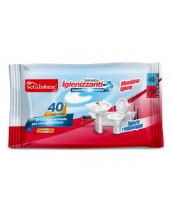 Salviette igienizzanti bagno pz.40 