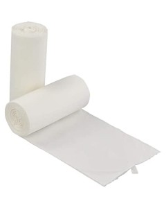 Sacco pattumiera a rotolo bianco cm.50x60 pz.20