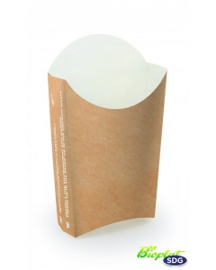 Porta patatine compostabile H.10 pz.100