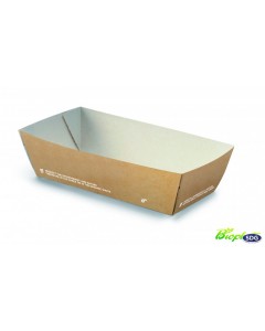 Vaschetta antigrasso compostabile 14x7cm pz.50