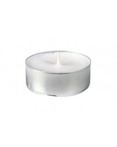 Maxi Tealight 10 ore Bianco pz.20 cm6 