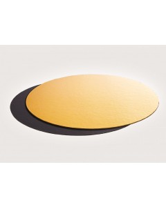 Disco pasticceria double face oro nero Ø16cm kg.10