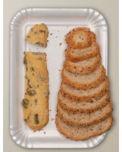 Vassoio politenato bianco n.7 26x35 cm. kg.10