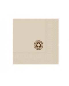 Tovagliolo 24x24 2veli Natural pz.100 