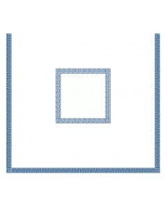 Coprimacchia in carta a secco Mykonos blu 100x100cm pz.50