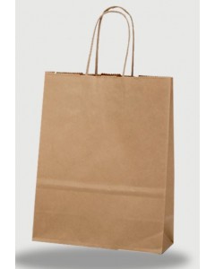 Shopper in carta avana 32+13x41cm