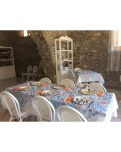 Coprimacchia in carta a secco Positano tortora 100x100cm pz.25