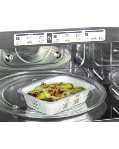 Vaschette in cartoncino + pet termosaldabili VR45P 13X12 H.4.5cm pz.400