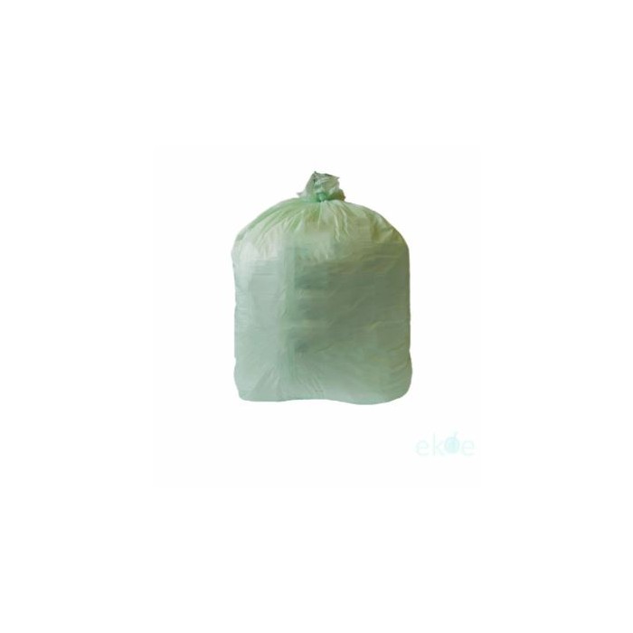 Buste rifiuti per l'umido resistente 65x70 kg.7 Verde