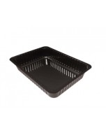 Vaschetta in cpet nere 2000 ml pz.75 D50MN 