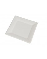 Piatto in polpa di cellulosa quadro 20x20 pz.50 