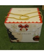Scatola  panettone stampa Natale 1kg 