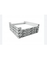 Cubo pizza vintage bianci 33x33h3.5 pz.200 