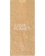 Sacchetto antigrasso avana 15+10x34 pz.1000 "Love Planet"