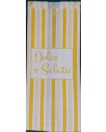 Sacchetto antigrasso riga gialla 15x36 kg.10 