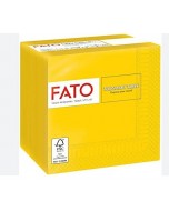 Tovaglioli giallo 24x24 2 veli pz.100 
