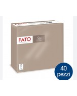 Tovagliolo 38x38 tortora star pz.40 