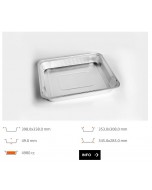 Contenitore alluminio 12 porzioni premium pz.40 sr210gm 