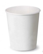 Bicchiere caffè bianco in cartoncino 3oz-90ml pz.100