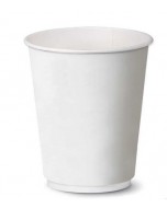 Bicchiere in cartoncino double wall bianco 12oz-450ml pz.20