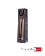 Shoppers black con finestra nero 9+8.5x37 pz.10 