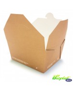 Lucgel Scatole Per Asporto Happy Meal In Carta Avana: 25 Pezzi Biodegradabili, 200x140x130 Mm Con Manico